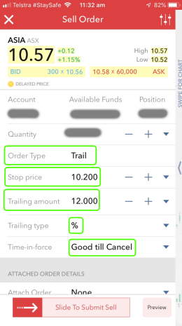 SuperTrail Trailing Stop Loss